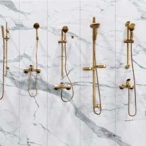 现代淋浴花洒3D模型下载